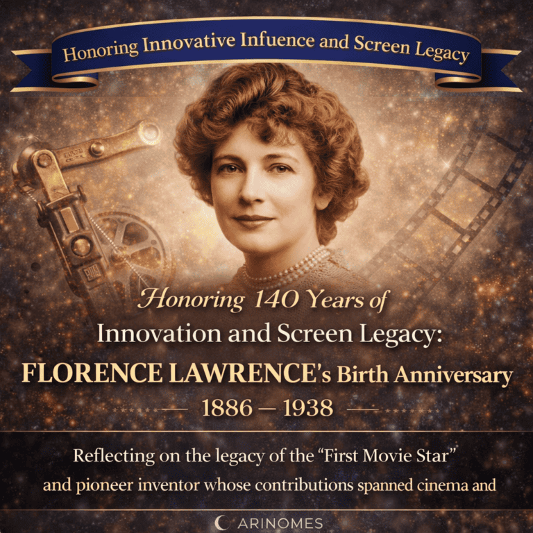 Florence Lawrence legacy tribute image honoring her achievements in early cinema in 2026
